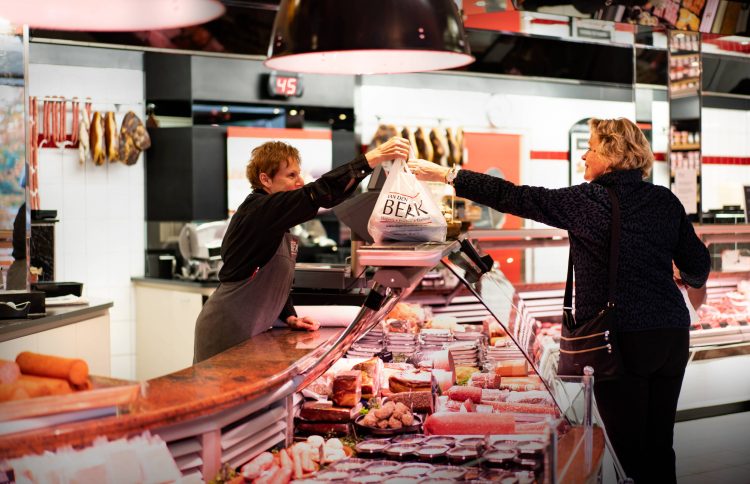 Sfeerfoto - Kassa - Slagerij van den Berk